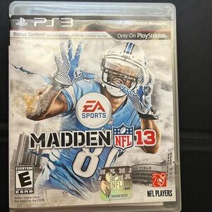 PS3 madden nfl 13 game